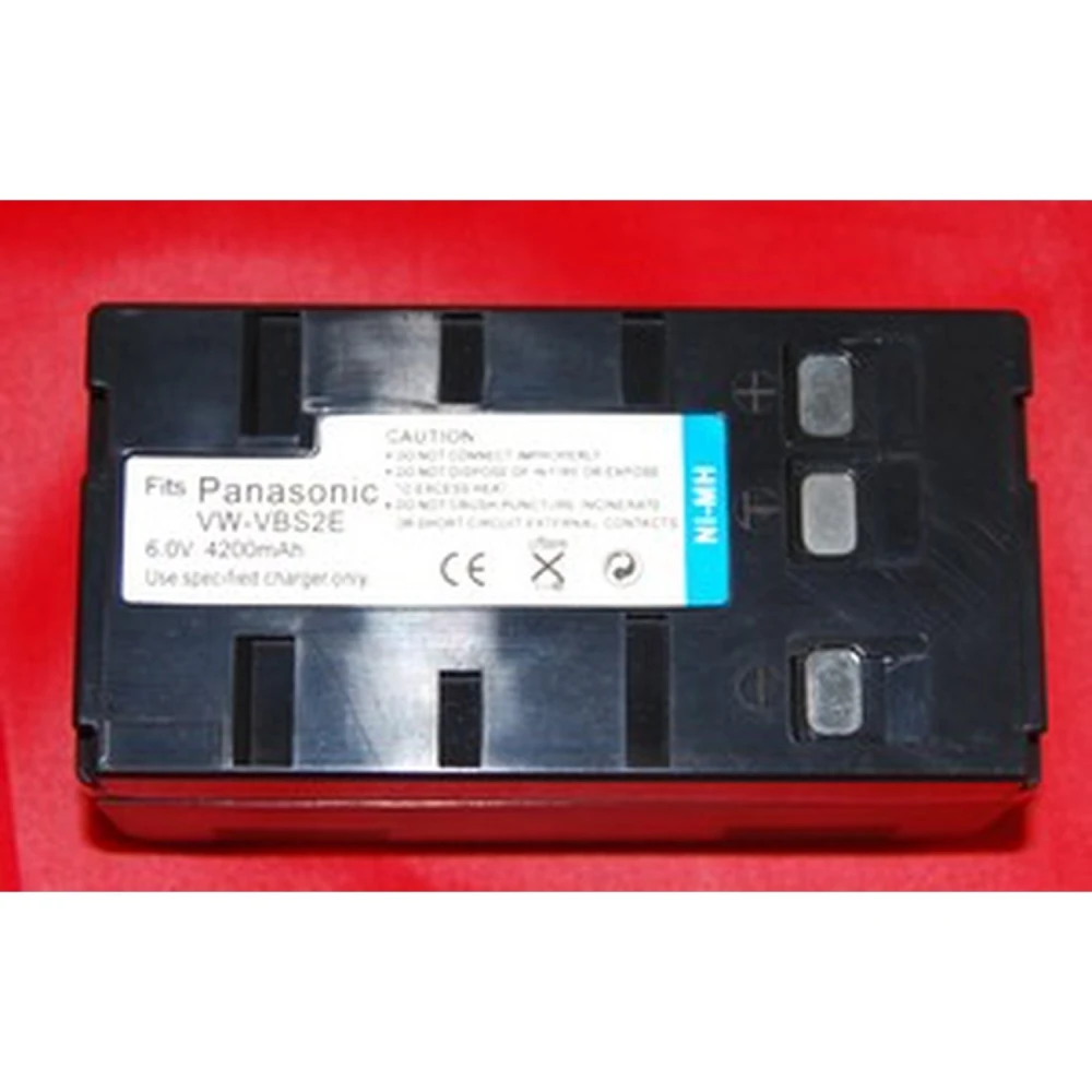 Kompatibelt Panasonic VBS-2E batteri 6V 4000mAh til digitalkameraer