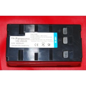Kompatibelt Panasonic VBS-2E batteri 6V 4000mAh til digitalkameraer