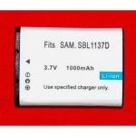 Kompatibelt Samsung SB-1137D Li-Ion batteri 7.4V 1000mAh til kameraer