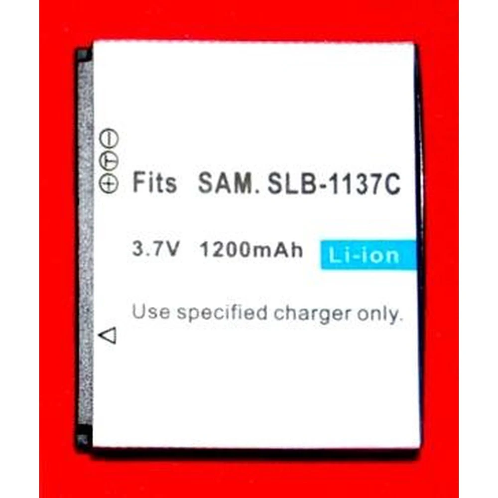 Kompatibelt Samsung SB-L1137C batteri Li-Ion 7.4V 1600mAh til kameraer