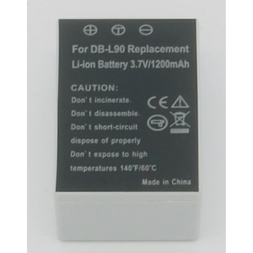 Kompatibelt Sanyo DB-L90 batteri til Sanyo digitalkameraer