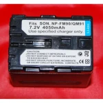 Kompatibelt Sony NP-FM90 QM91 batteri til videokameraer og digitalkameraer