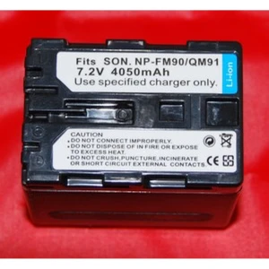 Kompatibelt Sony NP-FM90 QM91 batteri til videokameraer og digitalkameraer