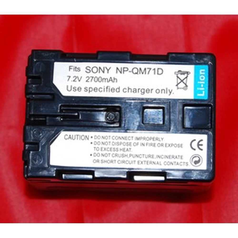Kompatibelt Sony NP-QM71D batteri til digitalkameraer og videokameraer