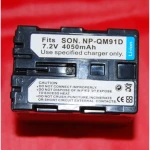Kompatibelt Sony NP-QM91D batteri til digitale kameraer og Sony-videokameraer