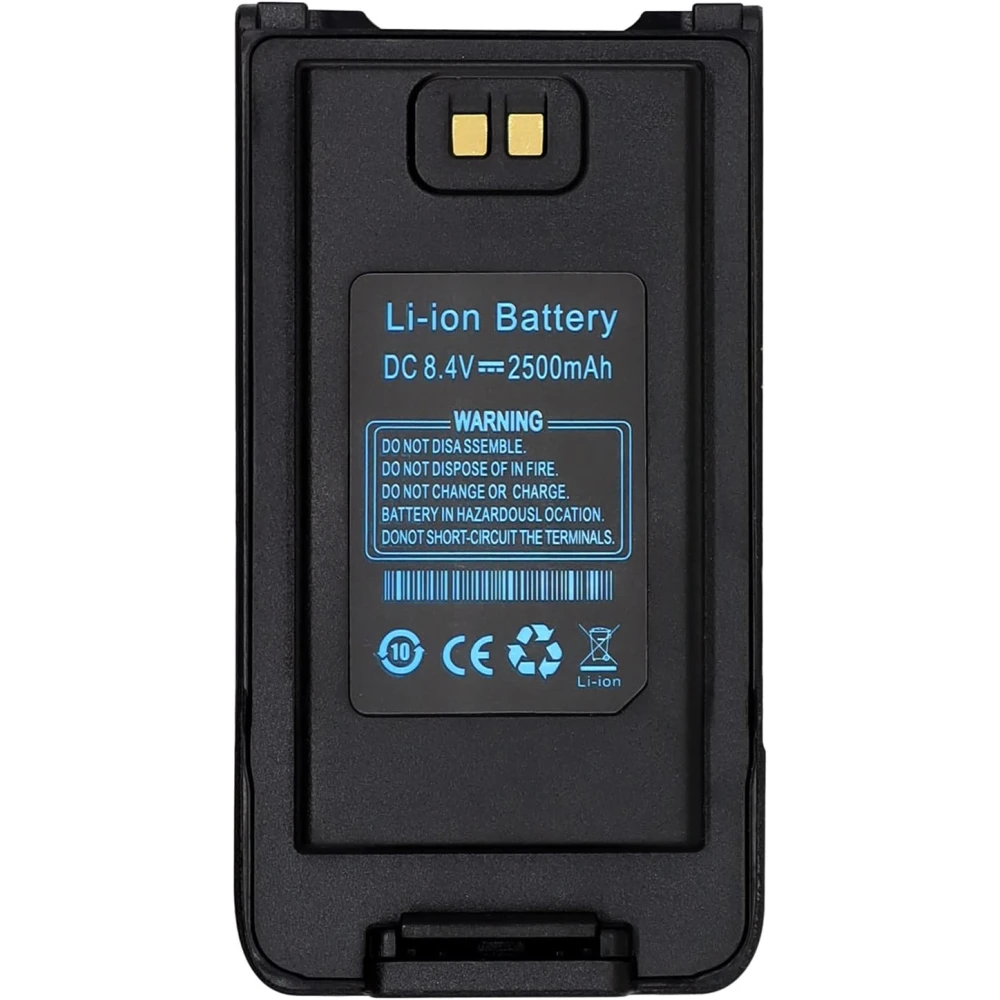 Baofeng UV-9R batteri, forbedret 2023 - 2500mAh kompatibel
