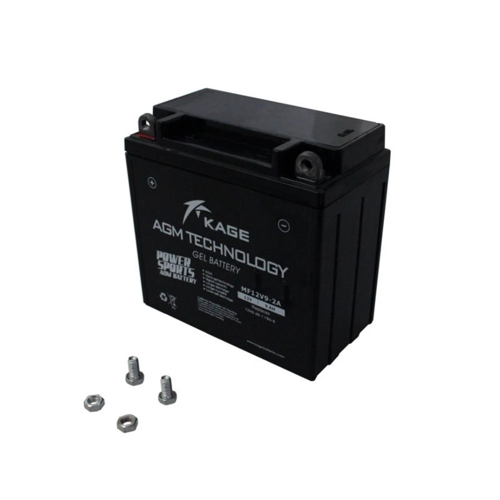Gelbatteri til motorcykel YB9-B KAGE AGM 12V 9Ah