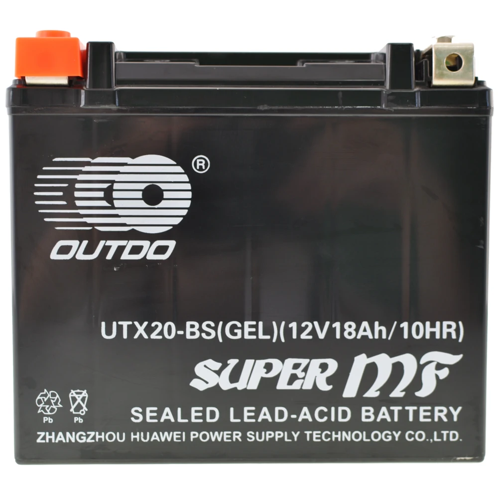 YTX20-BS Harley Davidson gelbatteri 12V 20Ah