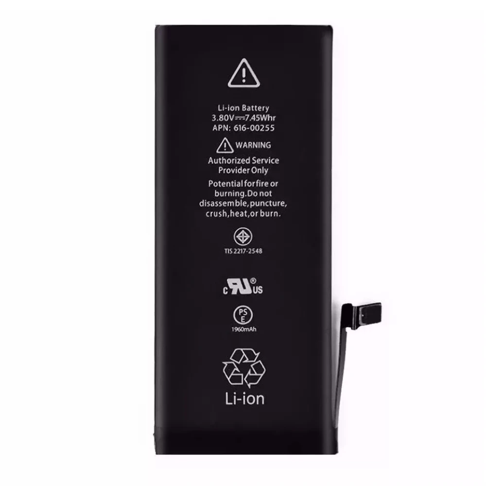 Original iPhone 7 batteri 1960mAh APN 616-00255 kompatibel 4,7 tommer
