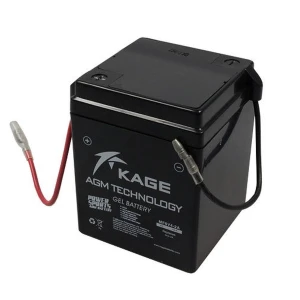 Motorcykelbatteri 6N4-2A-4 GEL - 6V 4Ah til kompatible motorcykler