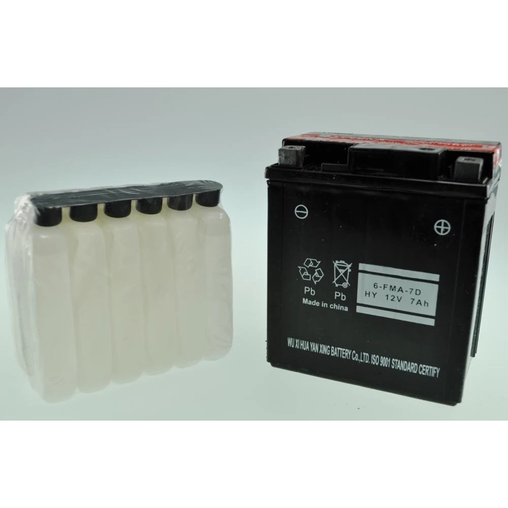 Gel motorcykelbatteri YTX7L-BS (6-FMA-7D) med høj ydeevne