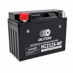 Motorcykelbatteri AGM 12V 11.2Ah OUTDO HCZ12S-MF - Kompatibel med Yuasa YTZ12S(-BS) / GTZ12S / ETZ12S