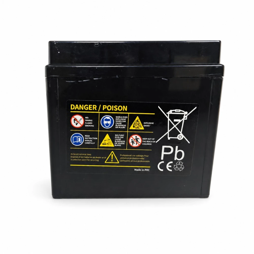 Motorcykelbatteri AGM 12V 5Ah OUTDO UTX5L-BS(MF) - Kompatibel Yuasa YTX5L-BS / GTX5L-BS / ETX5L-BS