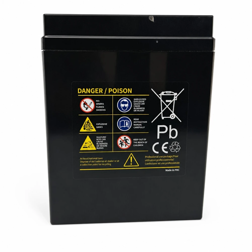 Motorcykelbatteri AGM 12V 12Ah OUTDO YB12AL-BS(MF) - Kompatibel Yuasa YB12AL-A2 / GS YB12AL-A2 / 12N12-4A-1 (flooded tilsvarende)