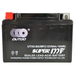 Motorcykelbatteri UTX9A YTX9-BS Gel med høj ydeevne
