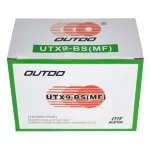 Motorcykelbatteri UTX9A YTX9-BS Gel med høj ydeevne