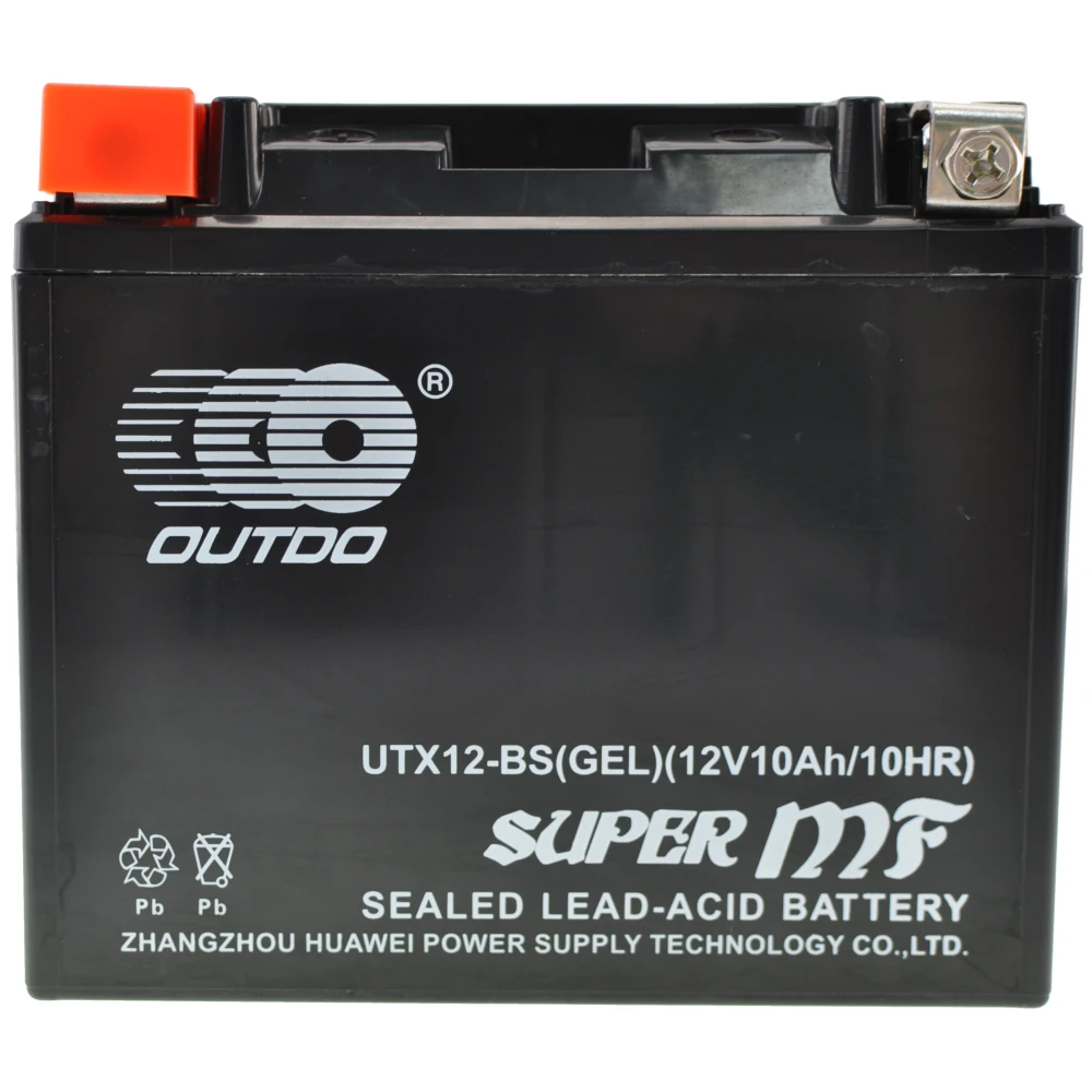 YTX12-BS gel motorcykelbatteri - højtydende gelbatteri
