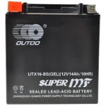 YTX16-BS Gel motorcykelbatteri - højtydende gelbatteri