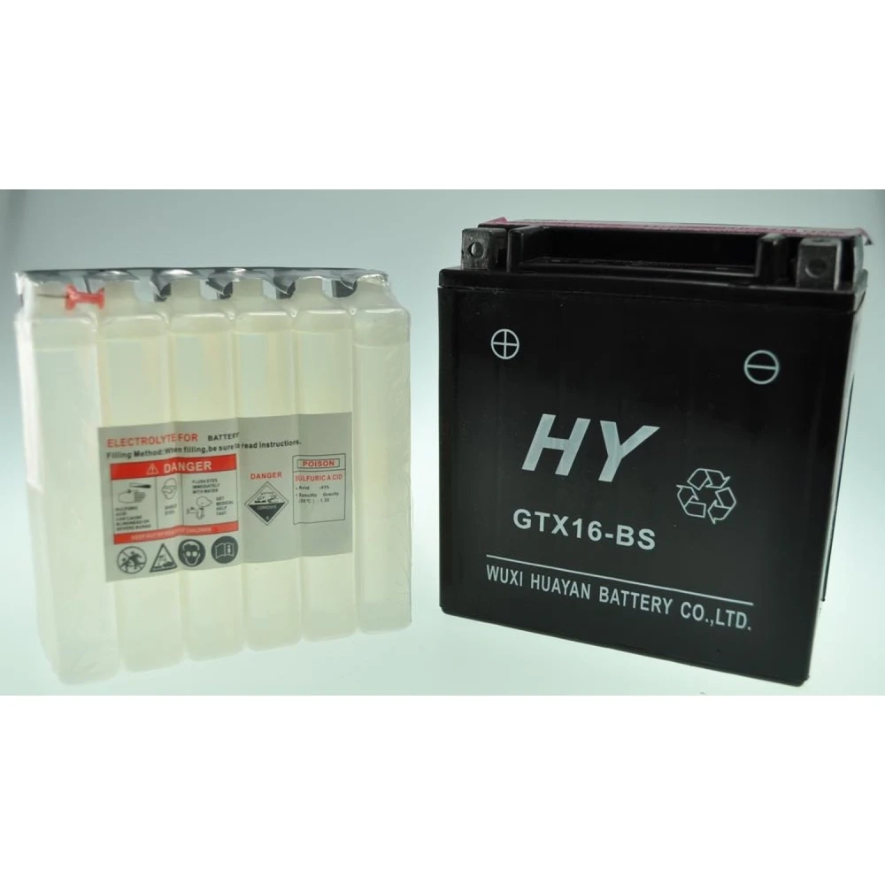 YTX16-BS motorcykelbatteri: kraft og holdbarhed til din motorcykel