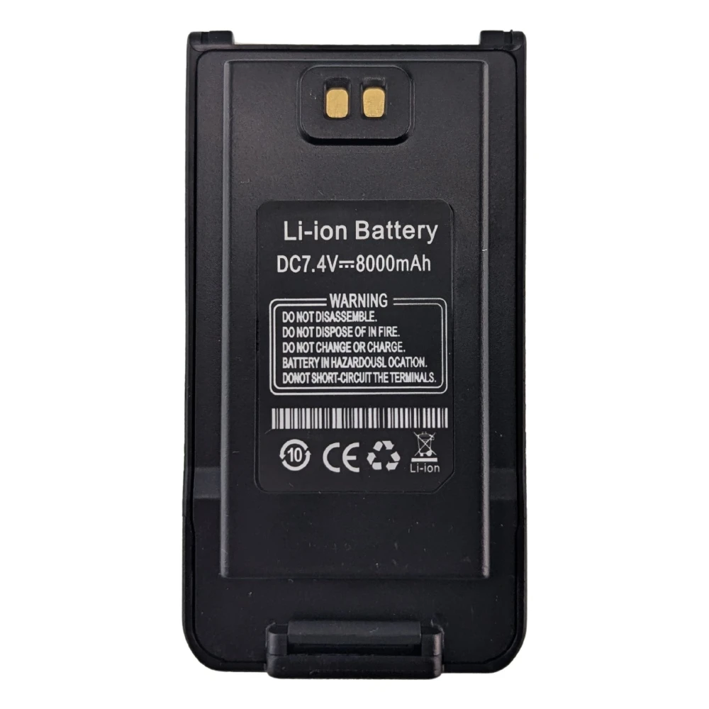 Original Baofeng UV-9R Plus batteri med høj kapacitet 8000mAh til håndradio