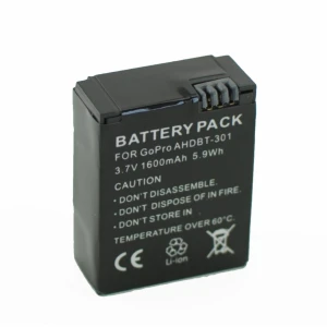 Batteri til GoPro Hero 3 og Hero 3+ (AHDBT-301)