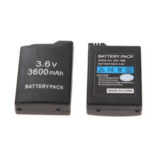 Batteri til Sony PSP 3600 mAh - højkapacitets erstatning