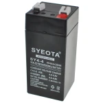 Genopladeligt blybatteri SY4-4 4V 4Ah til alarmer, vægte og legetøj