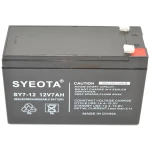 Genopladeligt blybatteri 12V 7Ah SY7-12 til alarmer, UPS og mere