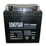 Genopladeligt blybatteri 12V 24Ah SY24-12 fra Songyuan