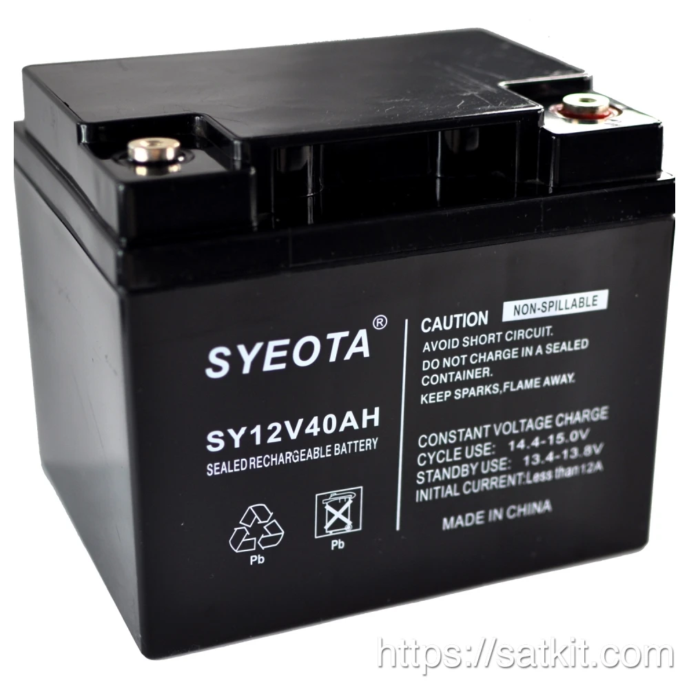 Genopladeligt forseglet blybatteri 12V 40Ah Sy40-12
