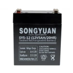 Genopladeligt forseglet blybatteri 12V 5Ah SY5-12 til UPS og el-løbehjul