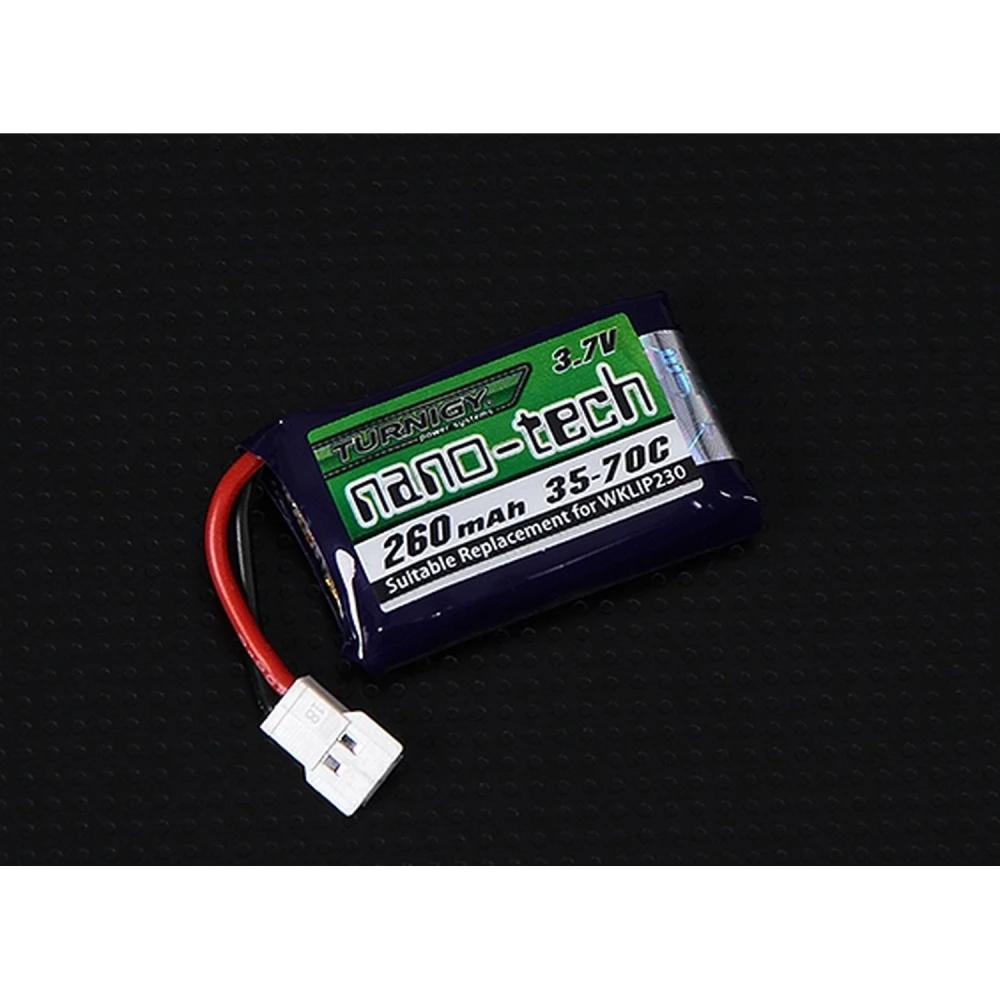 JD-385 dronebatteri Turnigy Nano-Tech 260mAh 1S 3.7V til JXD-droner