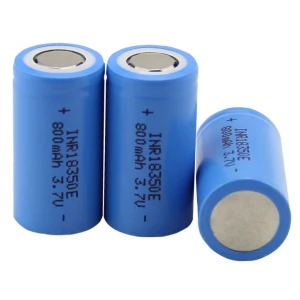 Genopladeligt 18350 batteri 800mAh 3,7V Li-ion med høj kvalitet og holdbarhed