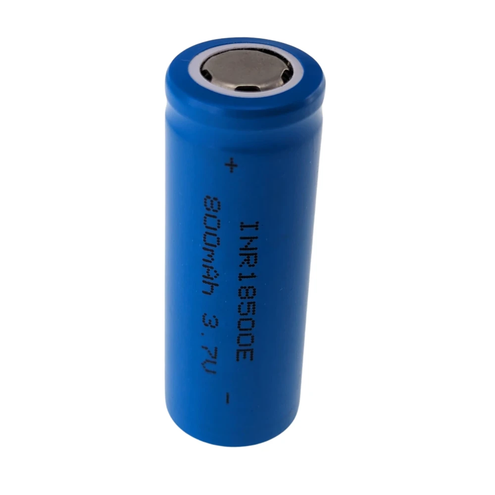 Genopladeligt batteri 18500 800mAh 3.7V Li-Ion til bærbare enheder