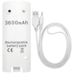 Genopladeligt 3600mAh batteri til Wii-controllere - kraft og batteritid
