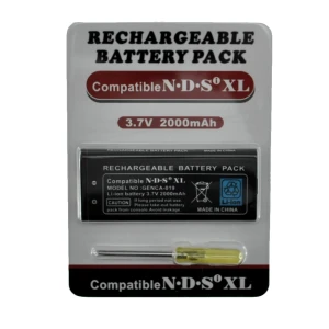 Genopladeligt lithium-ion batteri NDSI XL 3,7V 2000mAh til Nintendo DSi XL