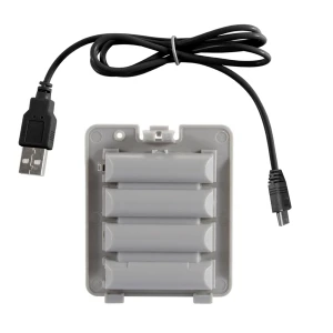 Genopladeligt batteri til Wii Fit 1000mAh med USB-kabel