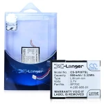 Sony PSP E1004 batteri 900 mAh sort til PSP Street E1000, E1002, E1008