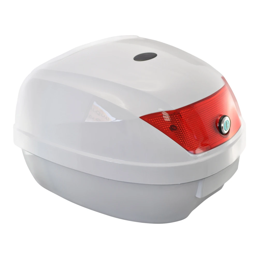 Universel motor topboks 28L hvid - hjelmkuffert til 1 hjelm