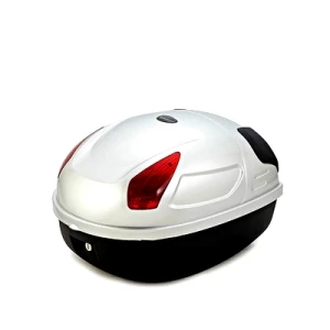Cykel topboks til hjelm 17L hvid JZH-818 til 1 hjelm