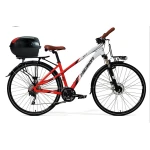 Cykel topboks til hjelm 17L sort JZH-818 med lås
