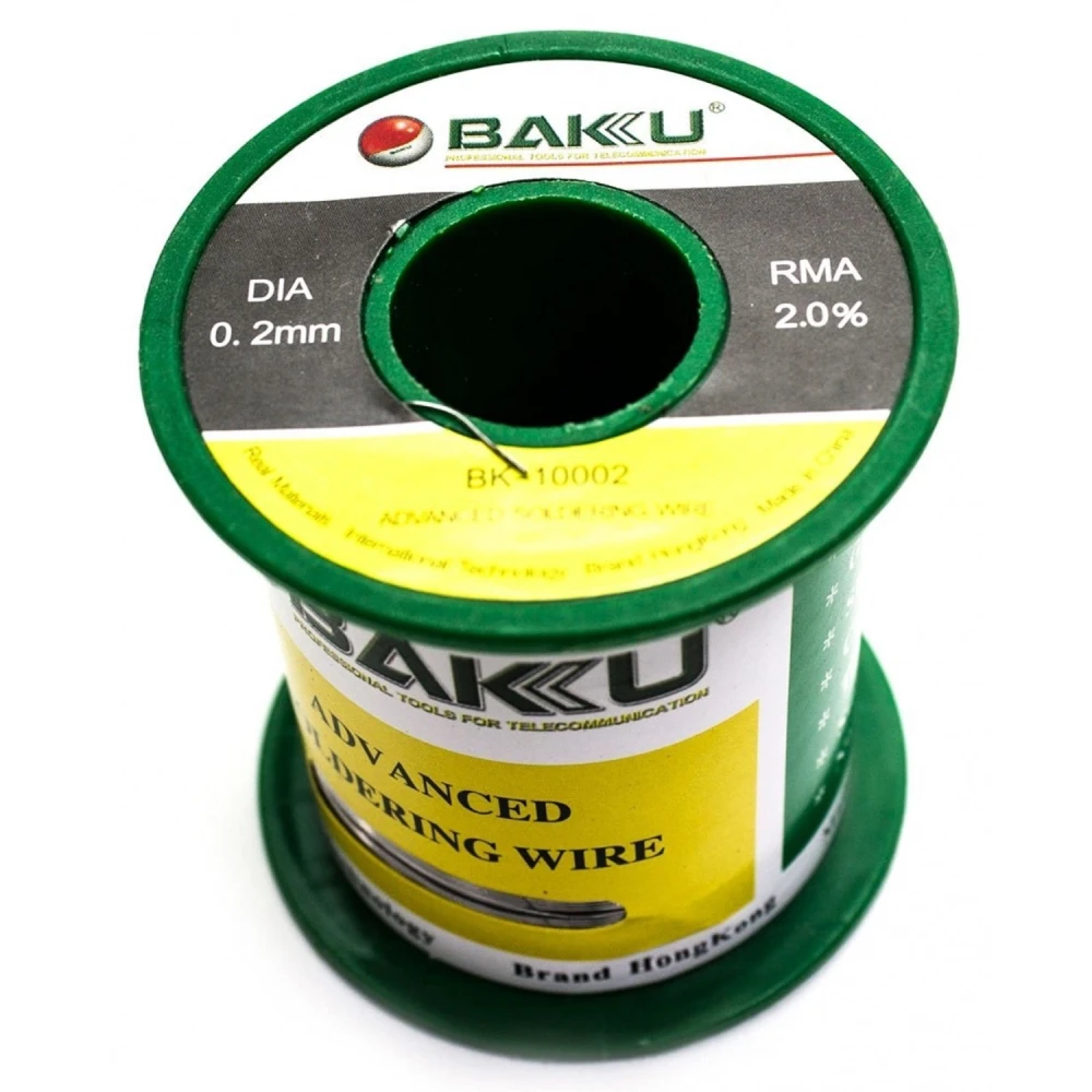 Loddetin 0,2 mm 100 gram blyfri til elektroniklodning