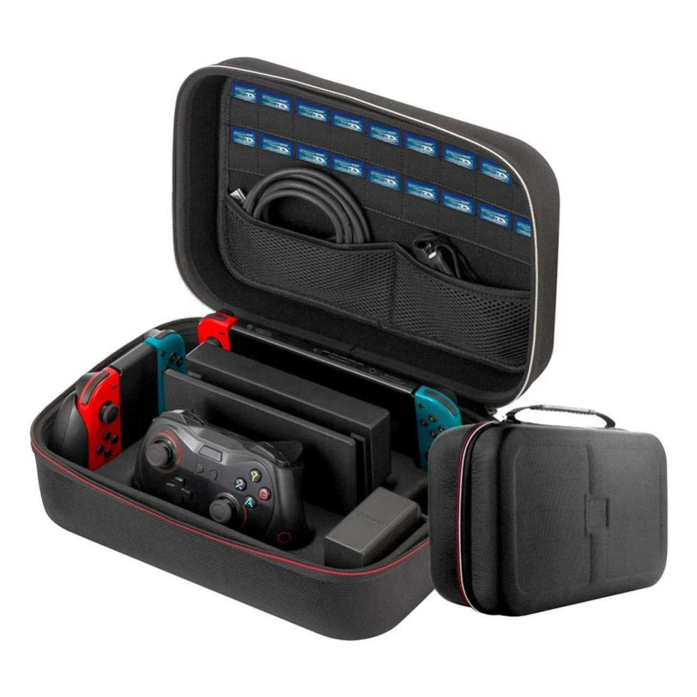 Transporttaske til Nintendo Switch med stor kapacitet og beskyttelse
