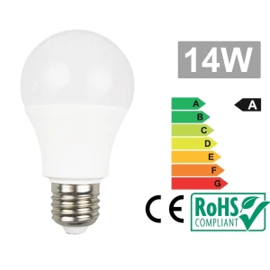 LED-pære E27 14W 3000K varm hvid til effektiv belysning