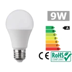 Højeffektiv LED pære E27 9W 6500K klart lys YourLed