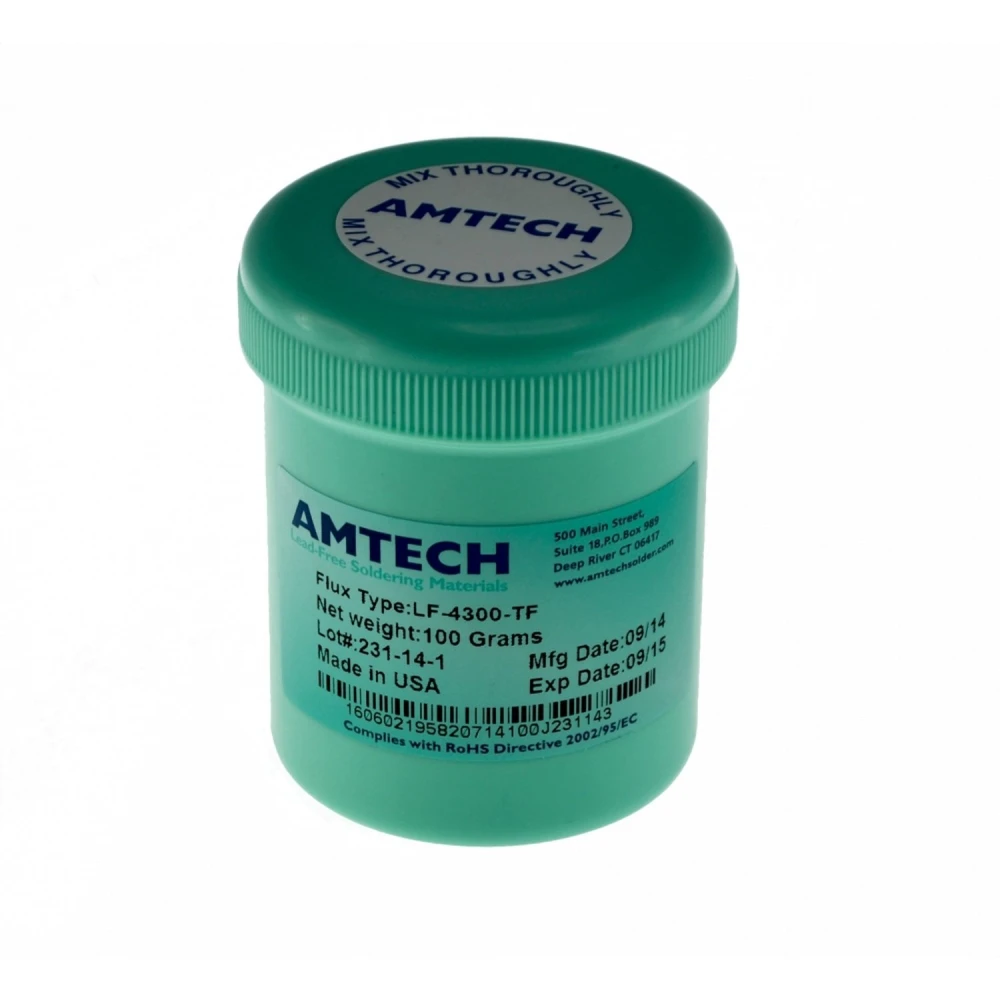 Original Amtech LF-4300-TF loddeflux 100cc til professionel lodning