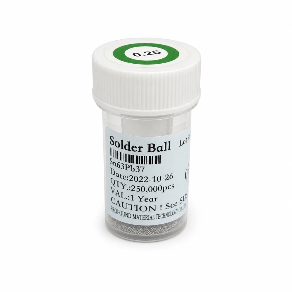 Beholder loddebolde med bly 0,25mm 250.000 stk til BGA-lodning