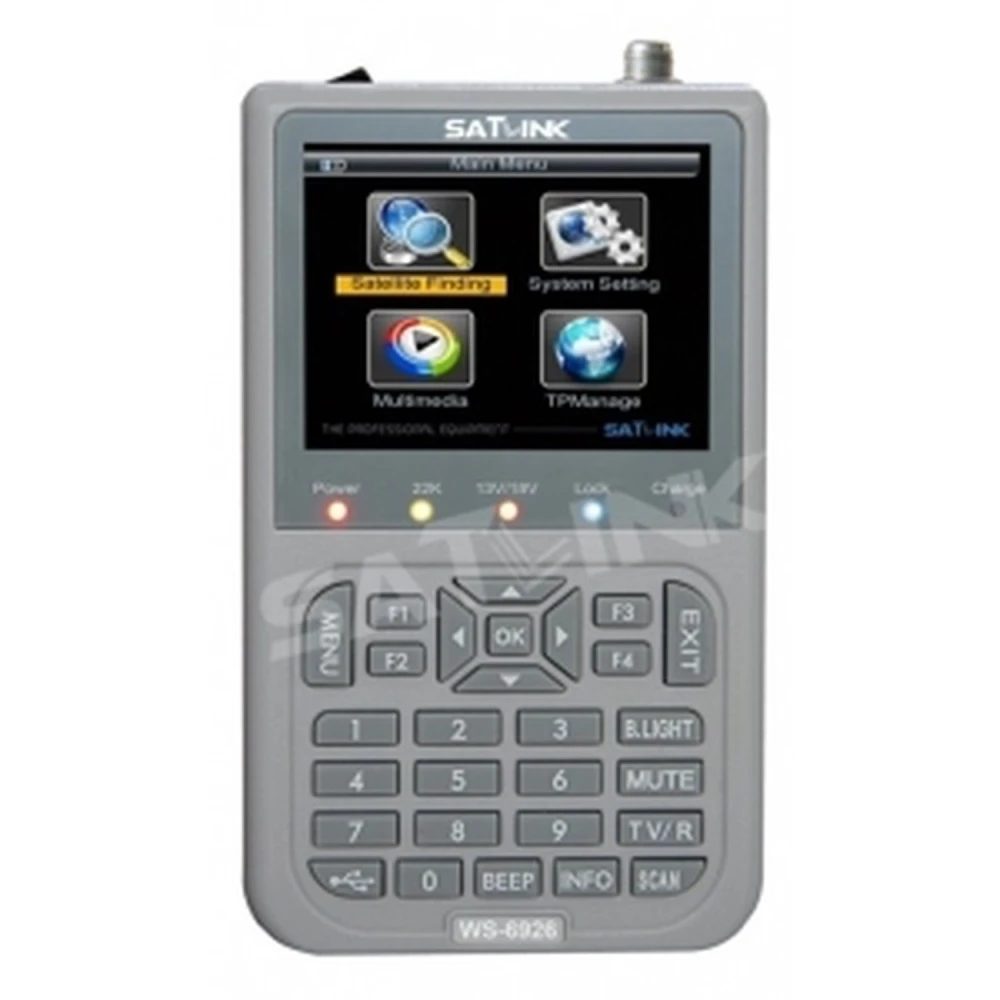 Satlink WS-6926 HD satellitsøger DVB-S og DVB-S2 til satellit-tv
