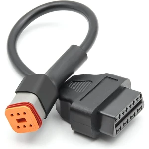 Harley Davidson OBD1 6-pins til OBDII 16-pins adapterkabel til diagnose