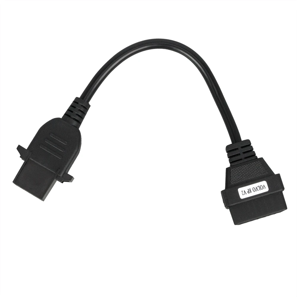 OBD2 til 8-pin adapterkabel til diagnose på Volvo lastbiler